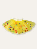 Pom Pom Mesh Skirt - CCMOM