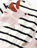 Puppy Appliqu¡§| Sweatshirt + Polka Dot Pants - CCMOM