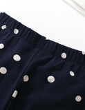 Puppy Appliqu¡§| Sweatshirt + Polka Dot Pants - CCMOM