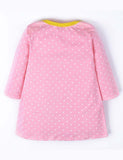 Rabbit Appliqu¡§| Long Sleeve Dress - CCMOM