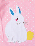 Rabbit Appliqu¡§| Long Sleeve Dress - CCMOM