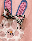 Rabbit Bow Appliqu¡§| Dress - CCMOM