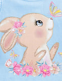 Rabbit Butterfly Printed T-shirt - CCMOM