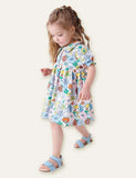 Rabbit Cartoon Printed Dress - CCMOM