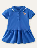 Rabbit Embroidered Dress - CCMOM
