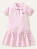 Rabbit Embroidered Dress
