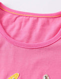 Rabbit Floral Appliqu¡§| T-shirt - CCMOM