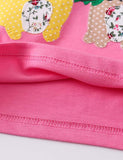 Rabbit Floral Appliqu¡§| T-shirt - CCMOM