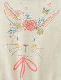 Rabbit Printed Mesh Dress - CCMOM