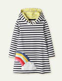 Rainbow Appliqu¡§| Hoodie