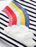 Rainbow Appliqu¡§| Hoodie - CCMOM