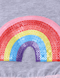 Rainbow Appliqu¡§| Tulle Dress - CCMOM