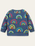 Rainbow Circle Printed Sweatshirt - CCMOM