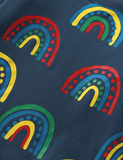 Rainbow Circle Printed Sweatshirt - CCMOM