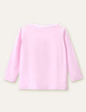 Rainbow Clouds Printed Long-Sleeved T-shirt - CCMOM