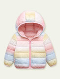 Rainbow Color Warm down Jacket - CCMOM