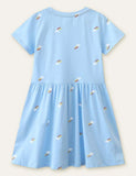 Rainbow Full Printed Dress - CCMOM