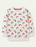 Rainbow Full Printed Sweater - CCMOM