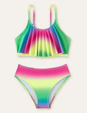 Rainbow Gradient Color Swimsuit - CCMOM