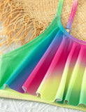Rainbow Gradient Color Swimsuit - CCMOM