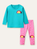 Rainbow Ladybug Appliqu¡§| Long-Sleeve Set - CCMOM