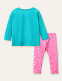 Rainbow Ladybug Appliqu¡§| Long-Sleeve Set - CCMOM