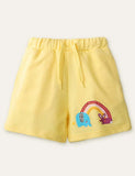 Rainbow Printed Shorts - CCMOM