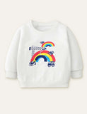 Rainbow Printed Sweatshirt - CCMOM