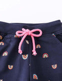 Rainbow Printing Sweatpants - CCMOM