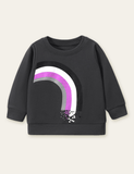 Rainbow Printing Sweatshirt - CCMOM