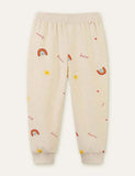 Rainbow Sun Printed Sweatpants - CCMOM