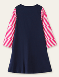 Rainbow Unicorn Appliqu¡§| Dress - CCMOM