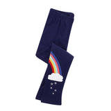 Rainbow Unicorn Appliqu¡§| Leggings - CCMOM