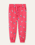 Rainbow Unicorn Printed Polka Dot Sweatpants - CCMOM