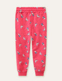 Rainbow Unicorn Printed Polka Dot Sweatpants - CCMOM