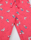 Rainbow Unicorn Printed Polka Dot Sweatpants - CCMOM
