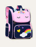 Rainbow Unicorn Printed Schoolbag Backpack - CCMOM