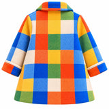 Lucky Sale-Cute plaid dog coat for kids