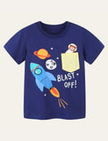 Rocket Planet T-shirt - CCMOM