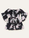 Rose Printed Family Matching Dress - CCMOM
