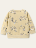Running Rabbit Printed Sweatshirt - CCMOM