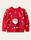 Santa Claus Gift Full Printed Sweater - CCMOM