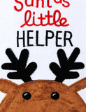 Santa Elk Appliqu¡§| Embroidered Pajamas - CCMOM