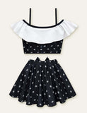 Sea Floral Printed Bow Swimsuit - CCMOM