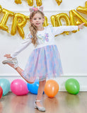 Sequined Butterfly Mesh Dress - CCMOM