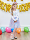 Sequined Butterfly Mesh Dress - CCMOM