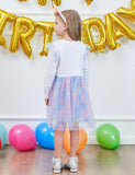 Sequined Butterfly Mesh Dress - CCMOM