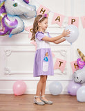 Sequined Mermaid Music Embroidered Dress - CCMOM