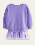 Sequined Star Mesh Dress - CCMOM
