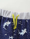 Shark Appliqu¡§| T-shirt Suit - CCMOM